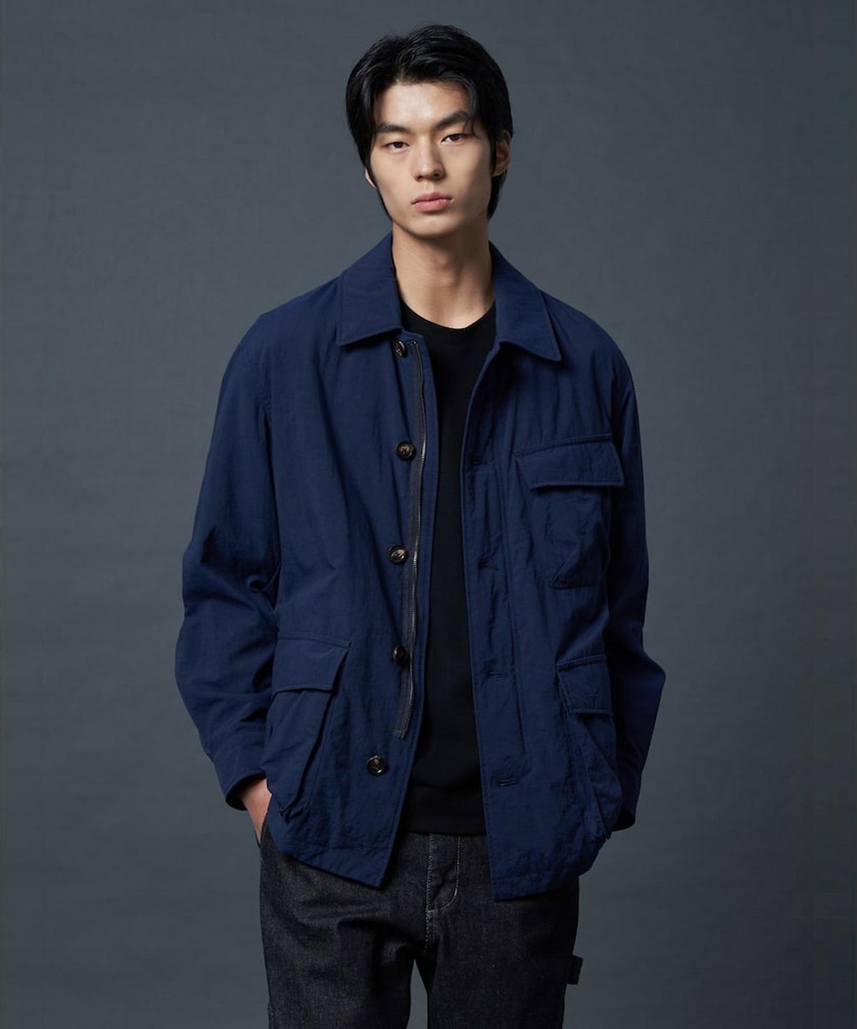 시프트지(SHIFT.G) Work Chore Jacket  Royal Blue