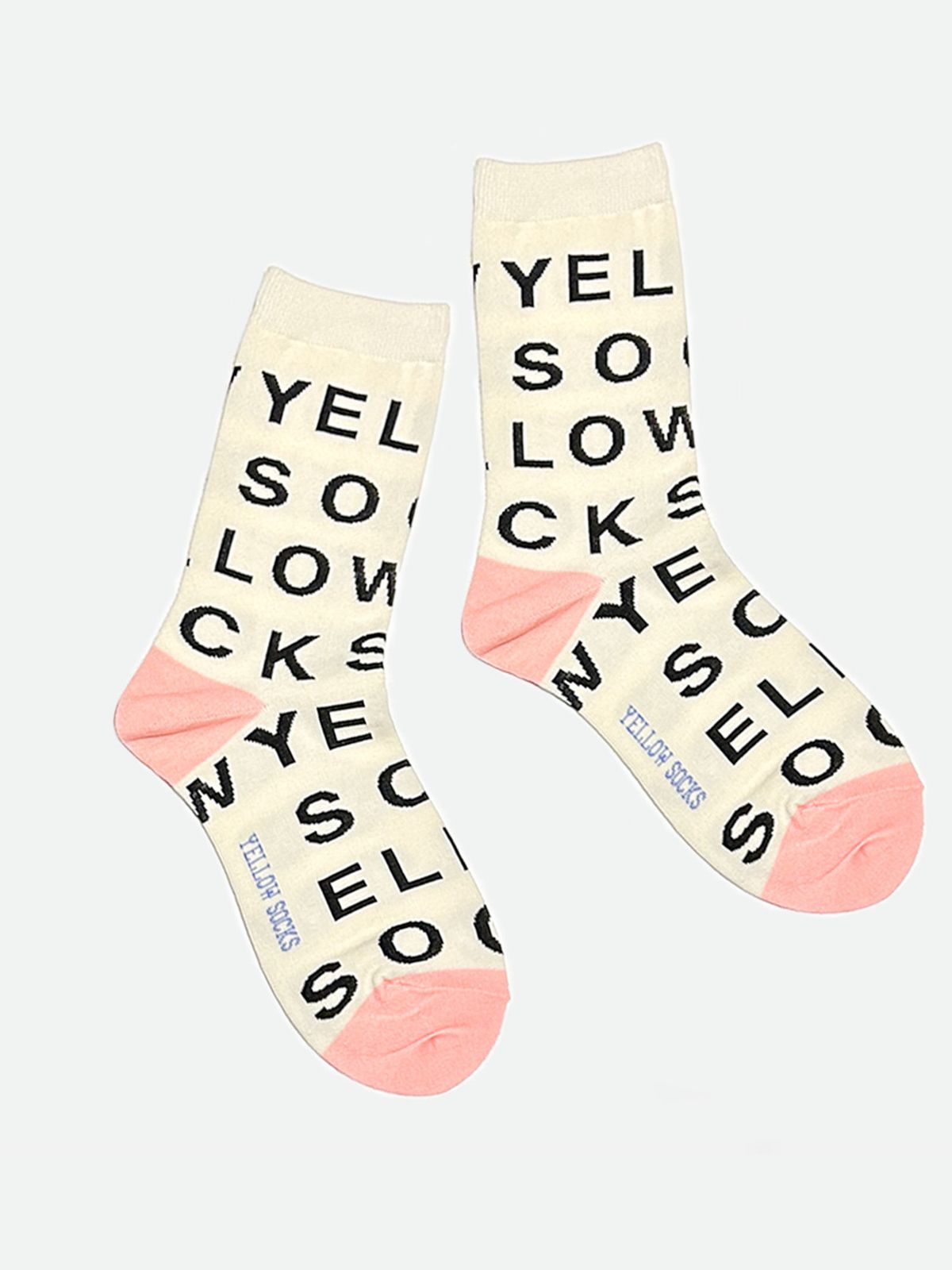 옐로우삭스(YELLOWSOCKS) 타이핑 핑크