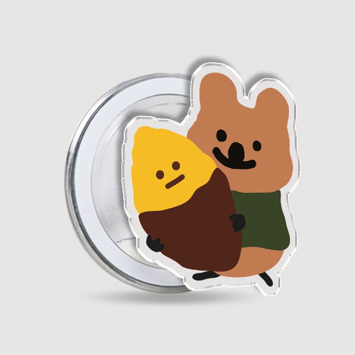 디즈버니스타(DISBUNNYSTAR) 호구마 쿼카 맥세이프톡