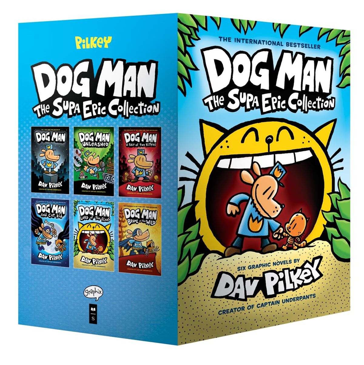 언어세상(LANGUAGE WORLD) Dog Man #1-6 Boxed Set