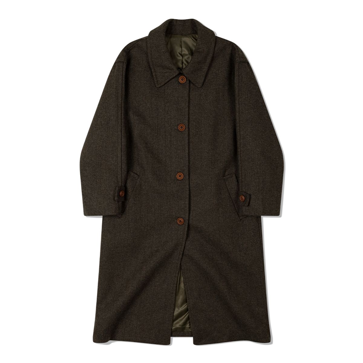모아(MOAA) 울 보카시 발마칸 코트 (KHAKI BROWN)