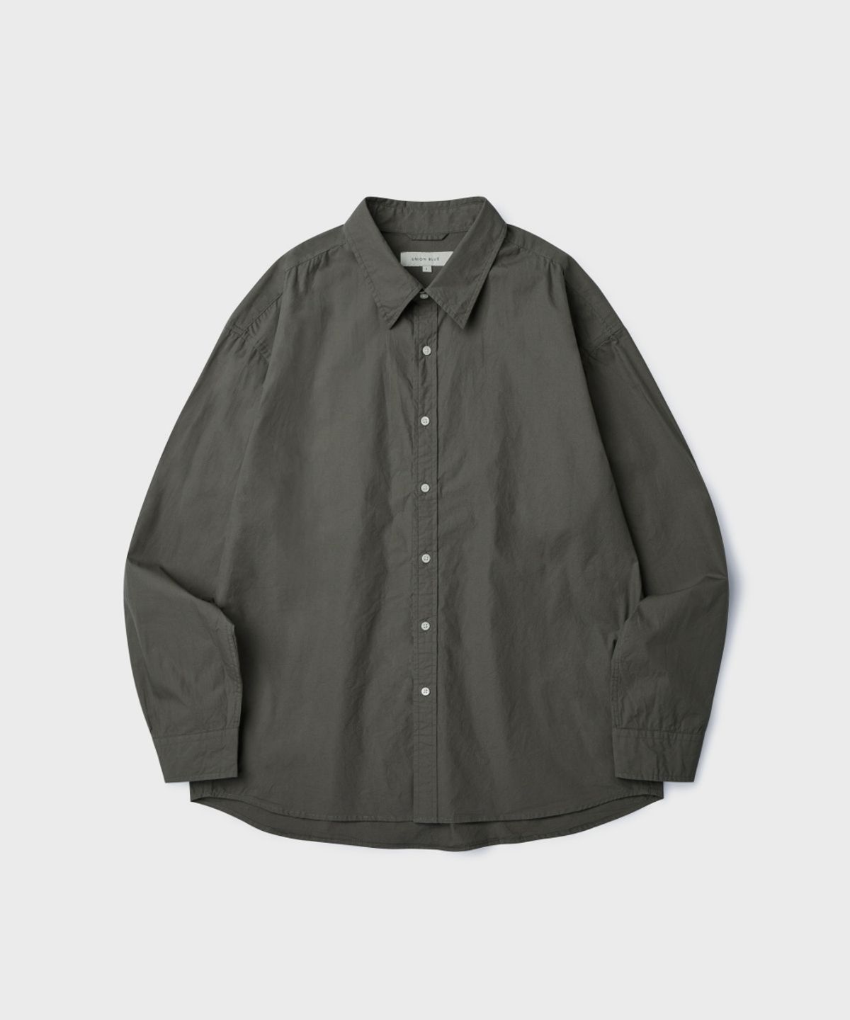 유니온블루(UNION BLUE) LAUNDRY SHIRT (KHAKI GRAY)