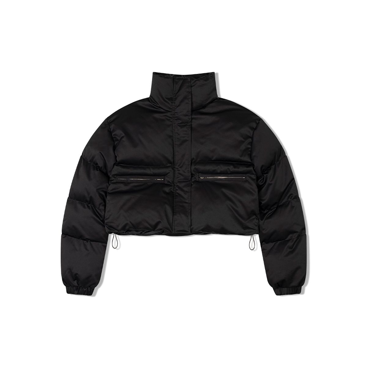 모아(MOAA) 하이넥 숏 푸퍼 패딩 (BLACK)