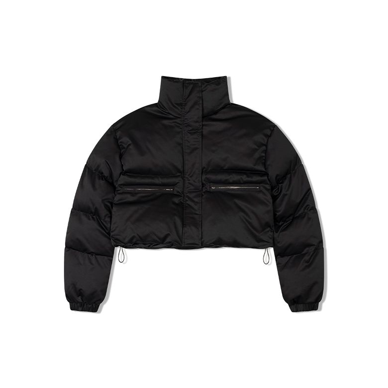 하이넥 숏 푸퍼 패딩 (BLACK)