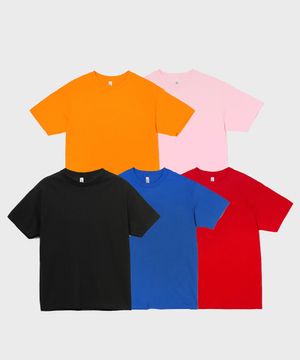 1301  베이식 반팔 티셔츠 18수