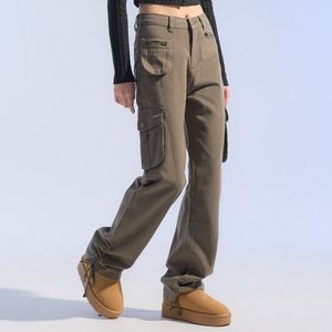 Hem 셔링 카고 트라우저 (KHAKI)