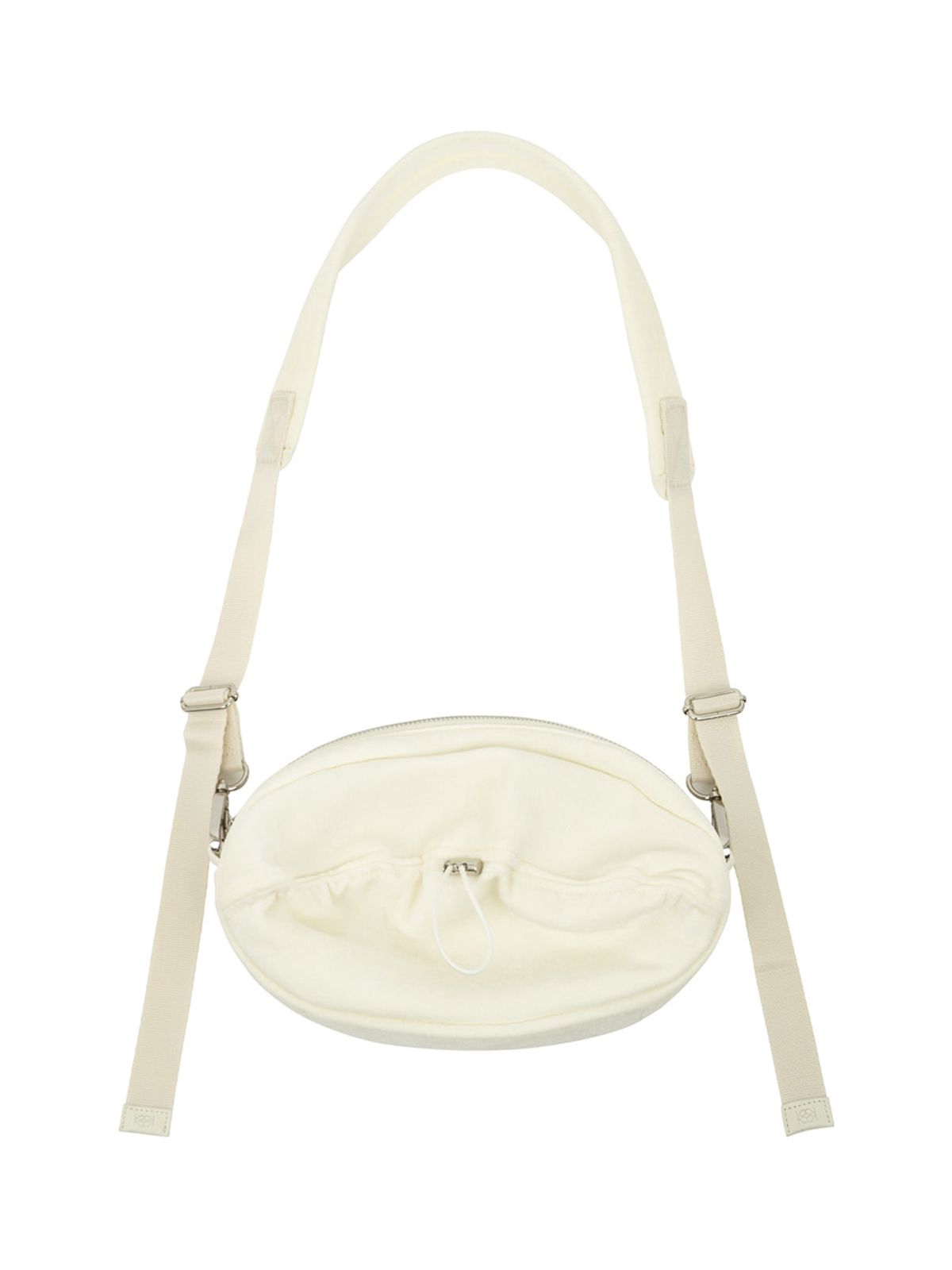기준(KIJUN) Velvet Pecan Bag Cream