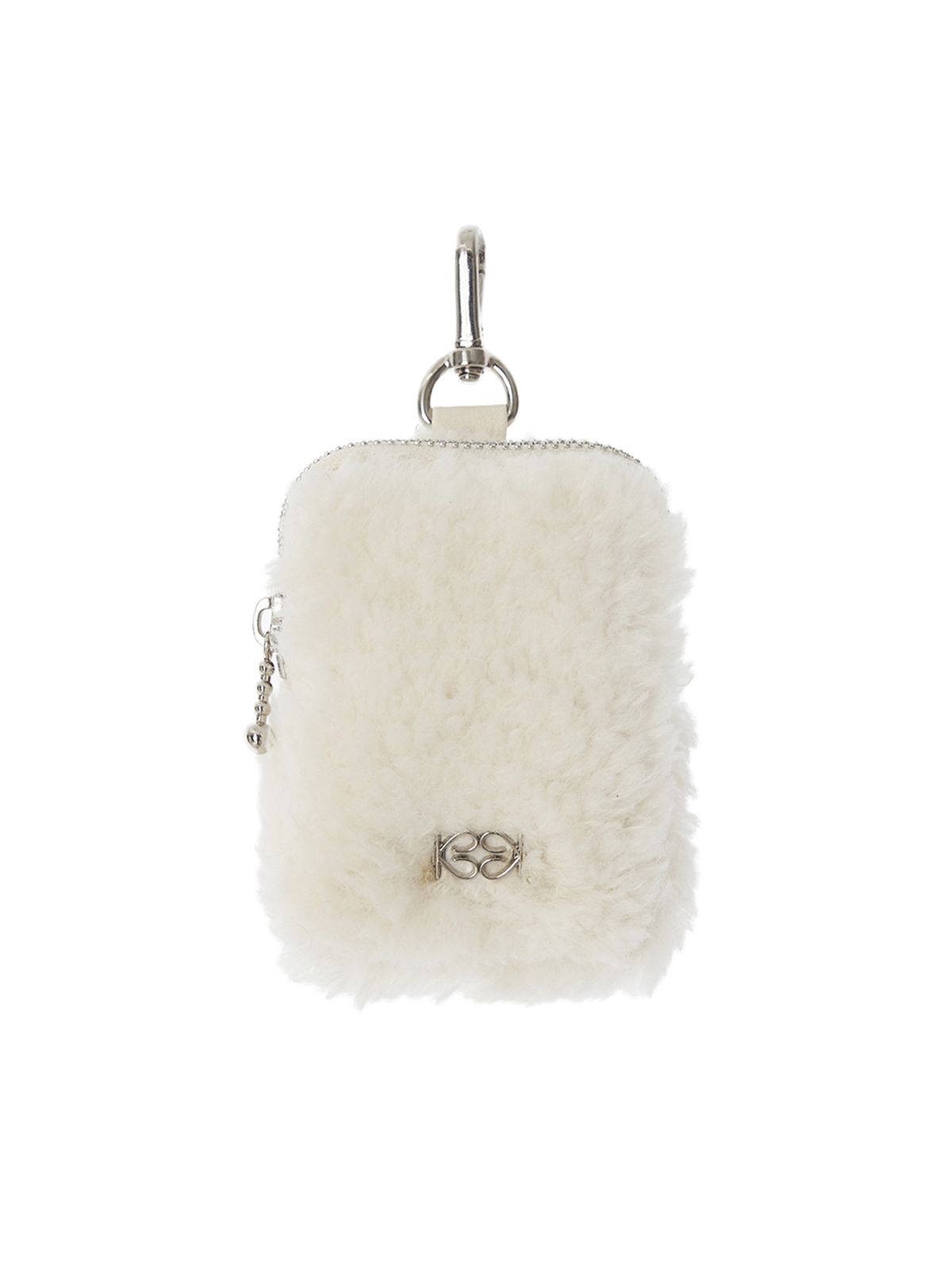 기준(KIJUN) Teddy Mini Pocket Ivory