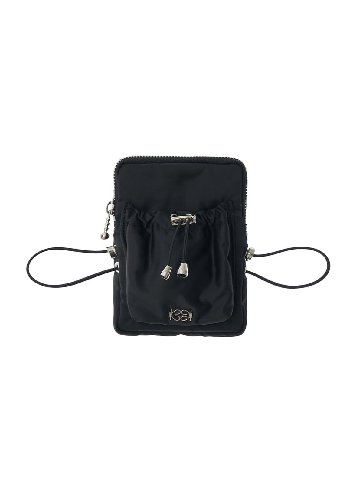 기준(KIJUN) Drawstring Mini Bag Black