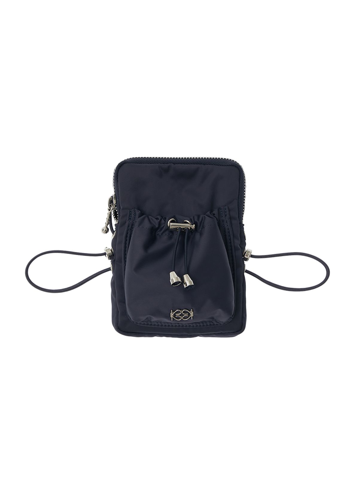 기준(KIJUN) Drawstring Mini Bag Navy