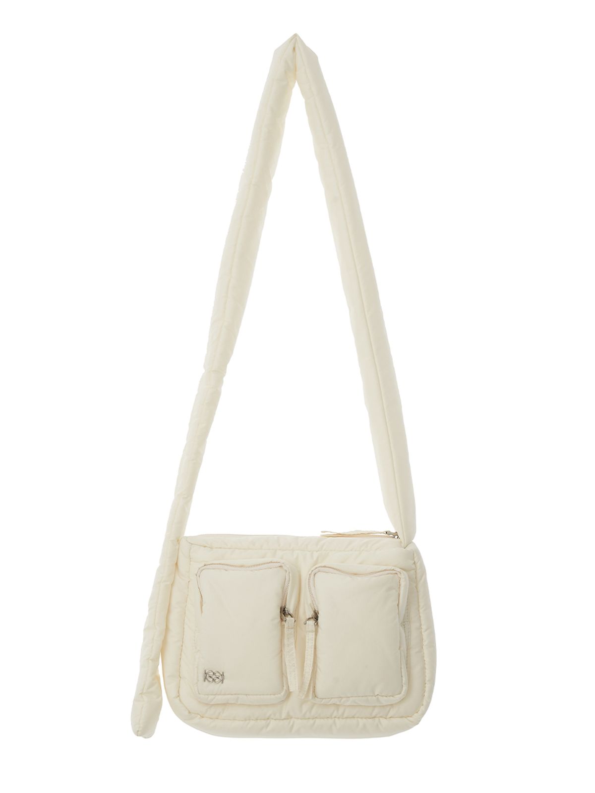기준(KIJUN) Pillow Cross Bag Cream