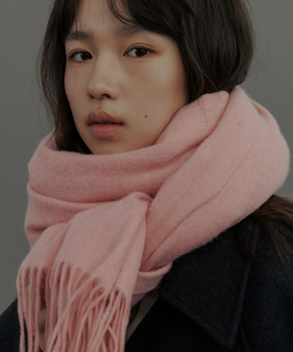 러브어스유(LOVEUSU) LOVE US U Ramswool Muffler (Pink)