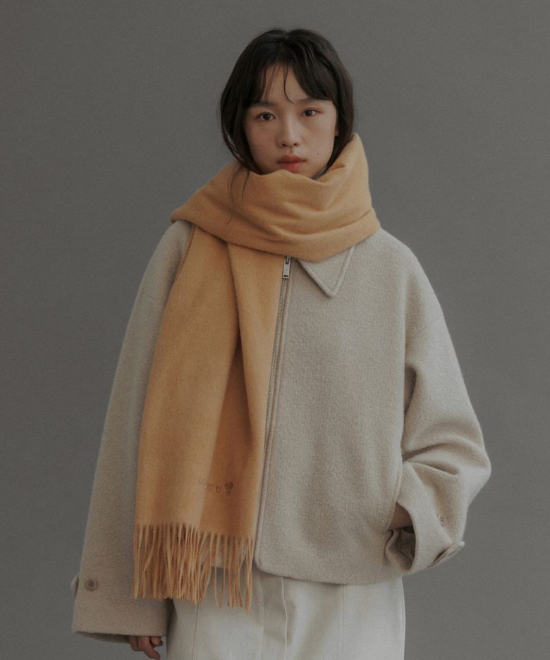 LOVE US U Ramswool Muffler (Camel Beige)