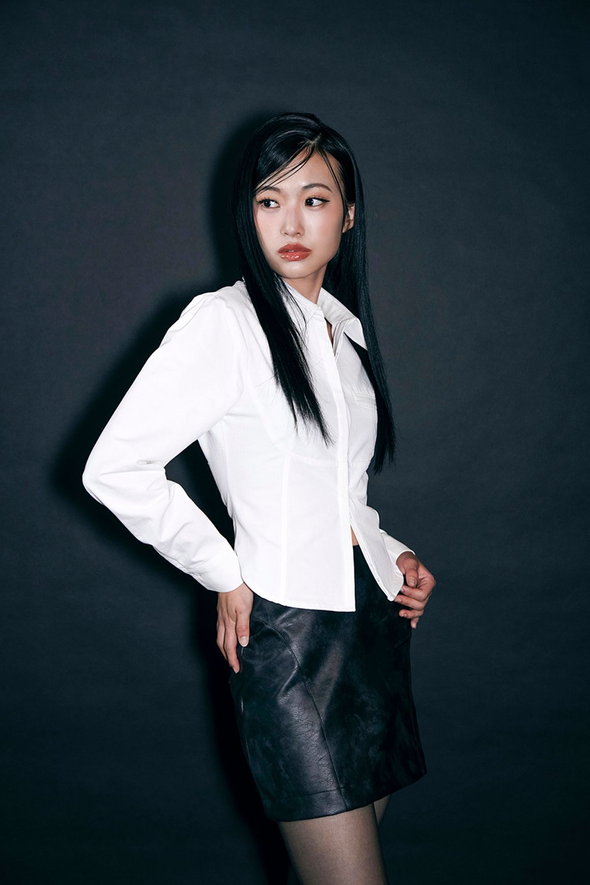 카프리슈(CAPRICIEUX) Jane corset shirt (white)
