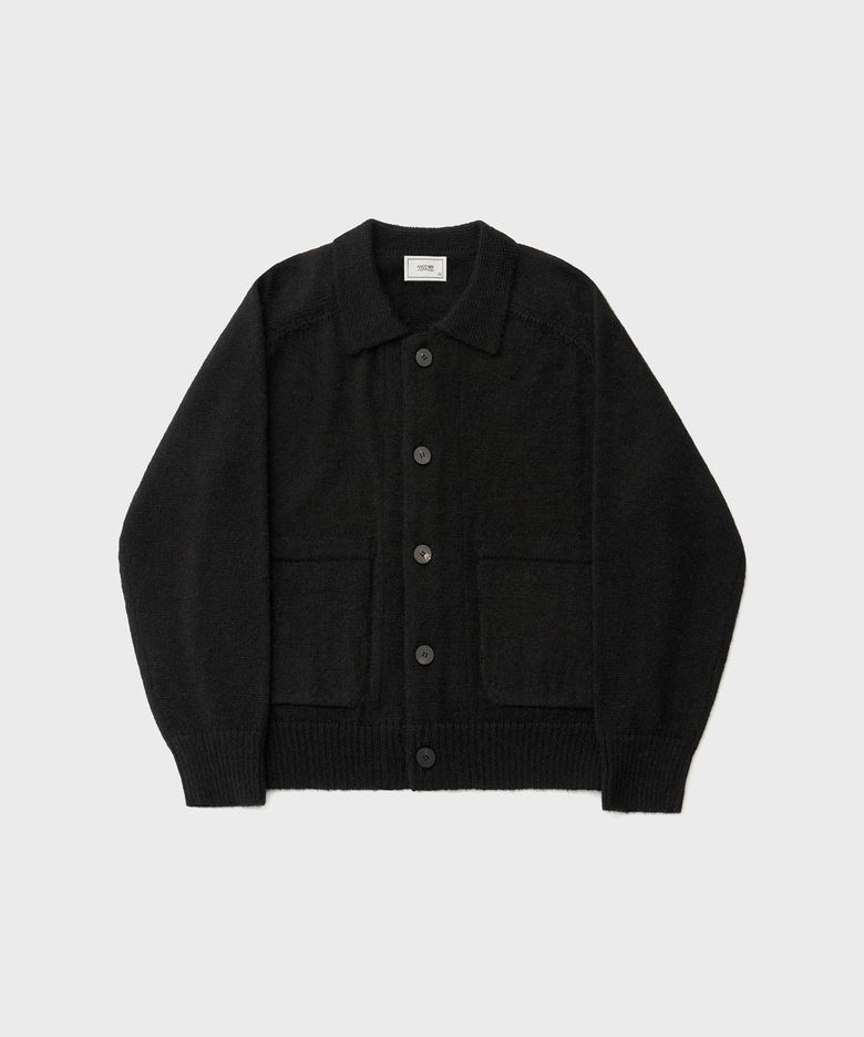 [8천원 결제혜택] Kurt Mohair Cardigan (Black)