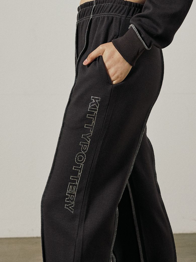STITCH JOGGER PANTS [CHARCOAL]