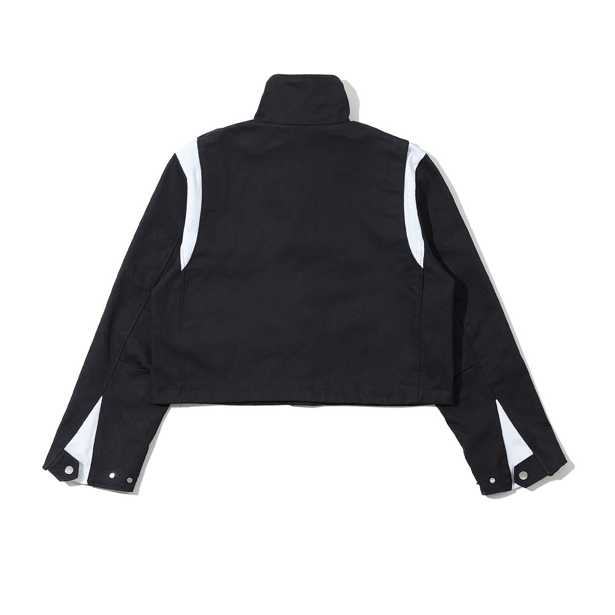 샴페인 블랭크 에스테틱(CHAMPAGNE BLANK AESTHETIC) HEAVY COTTON POST POCKET CROP JACKET WHITE