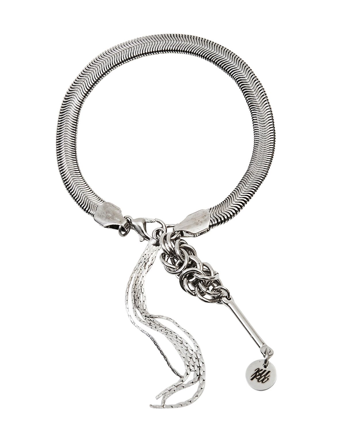 루루(RURU) MIX TAIL BRACELET SILVER