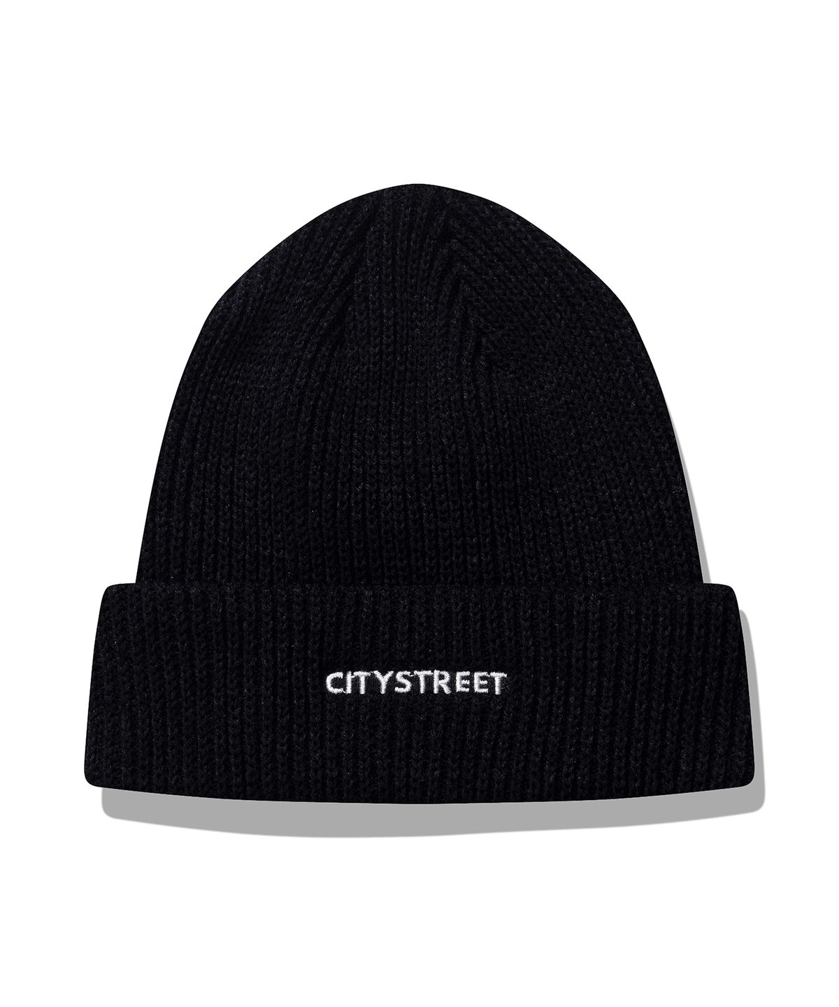 시티스트리트(CITY STREET) CITYSTREET LOGO BEANIE - BLACK