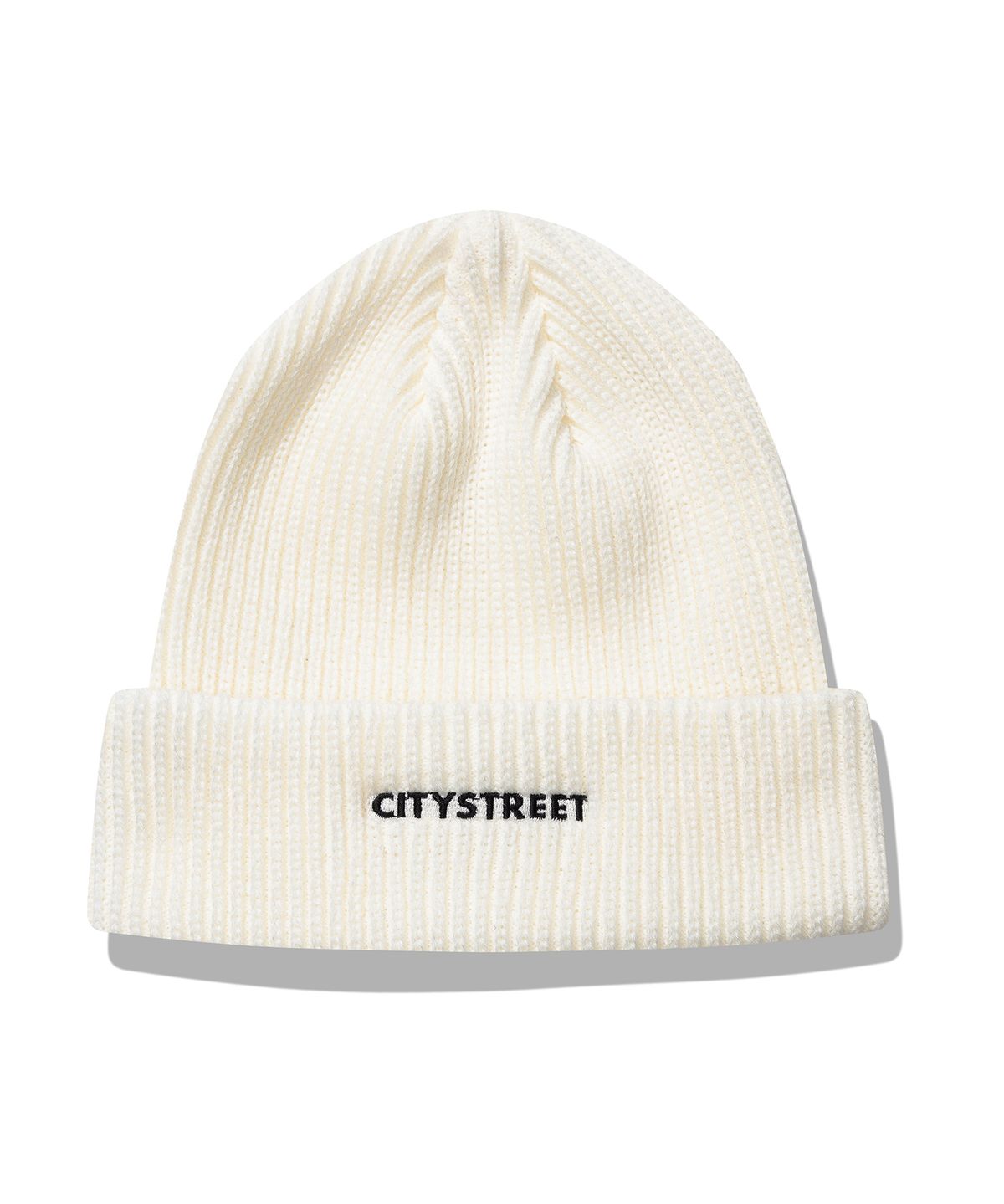 시티스트리트(CITY STREET) CITYSTREET LOGO BEANIE - IVORY