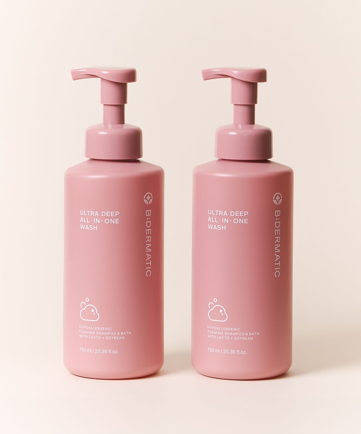 비더마틱(BIDERMATIC) (더블세트) 비건 울트라 딥 올인원 워시 750ml 2개