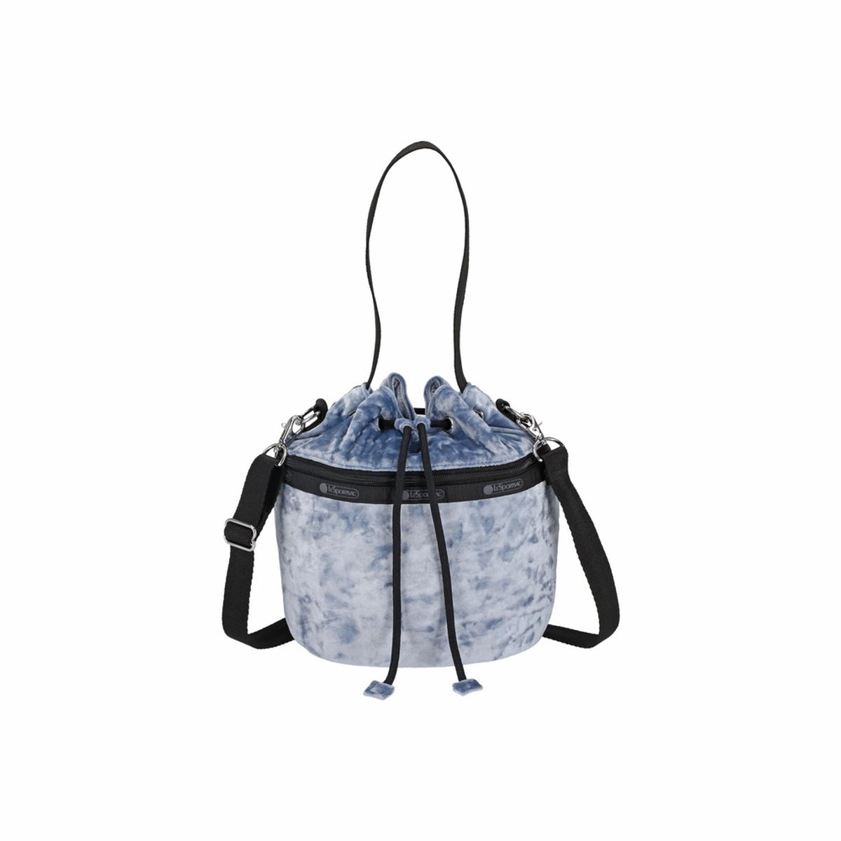 레스포색(LESPORTSAC) 벨로아 블루 드로우스트링 버켓백 [3870.M246]