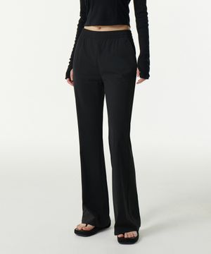 [쿨탠다드] 우먼즈 쿨링 부츠 컷 밴딩 팬츠 [블랙]