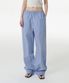 우먼즈 나일론 와이드 스트링 팬츠 [라이트 블루]