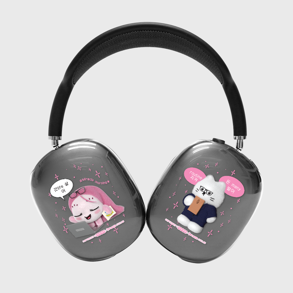 어프어프(EARPEARP) [어프어프X쿵야]갓생 샐러리쿵야(에어팟맥스-클리어하드)