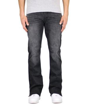 블랙 플레어 지퍼 진