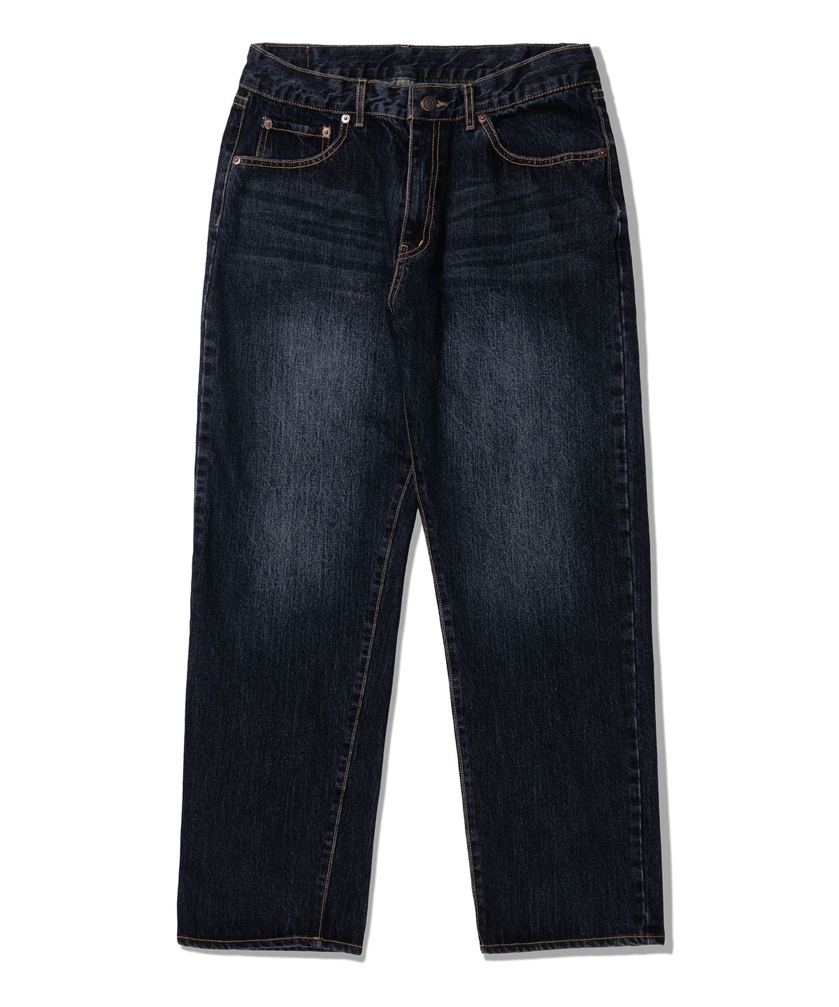 시티스트리트(CITY STREET) WASHED TWIST  DENIM - DEEP INDIGO