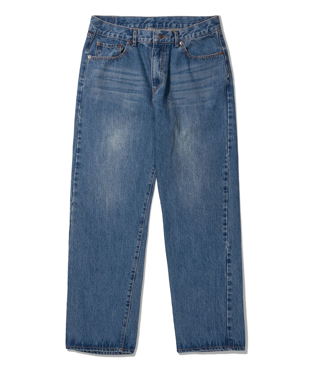 시티스트리트(CITY STREET) WASHED TWIST  DENIM - MEDIUM INDIGO