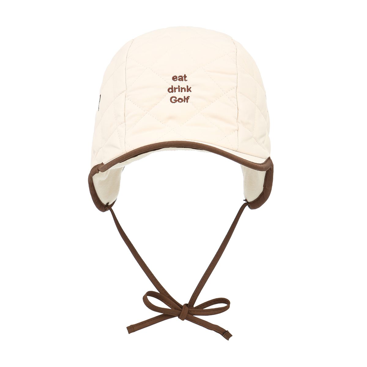마일즈 앤 마일즈 앤 마일즈(MILES AND MILES AND MILES) 골프모자 패딩 버킷햇 (선글라스 꽂이 모자) 아이보리