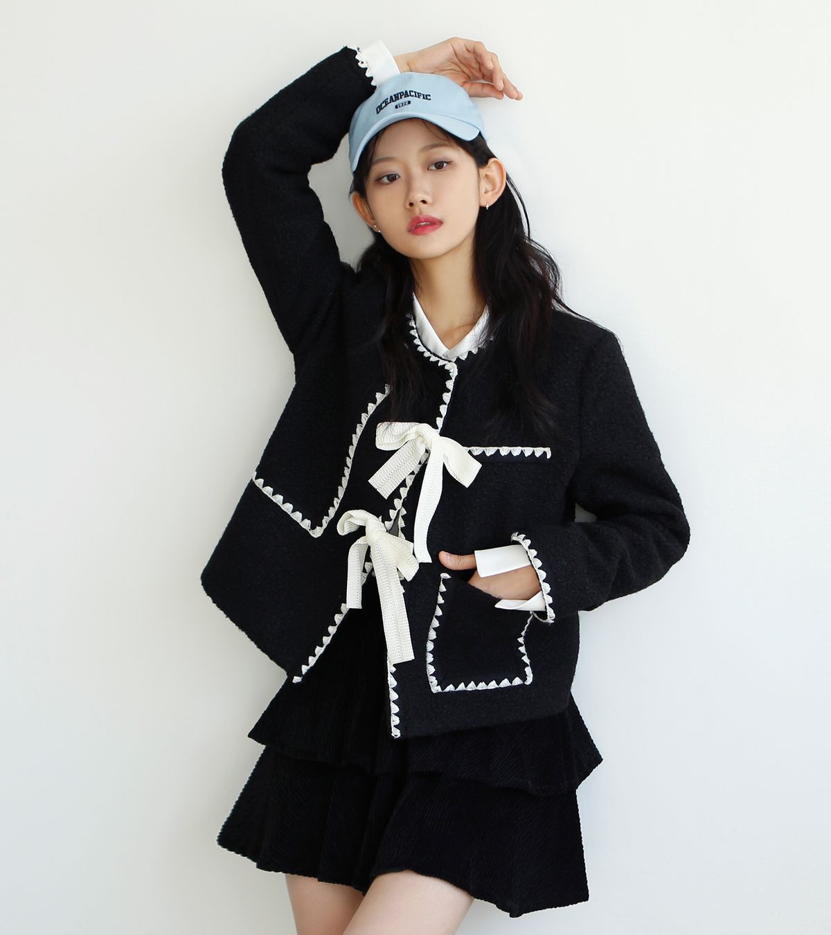 로비에띠(LO BEATI) 로프 자켓 (블랙)