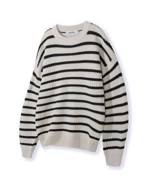 나폴리 스트라이프 니트 [아이보리]