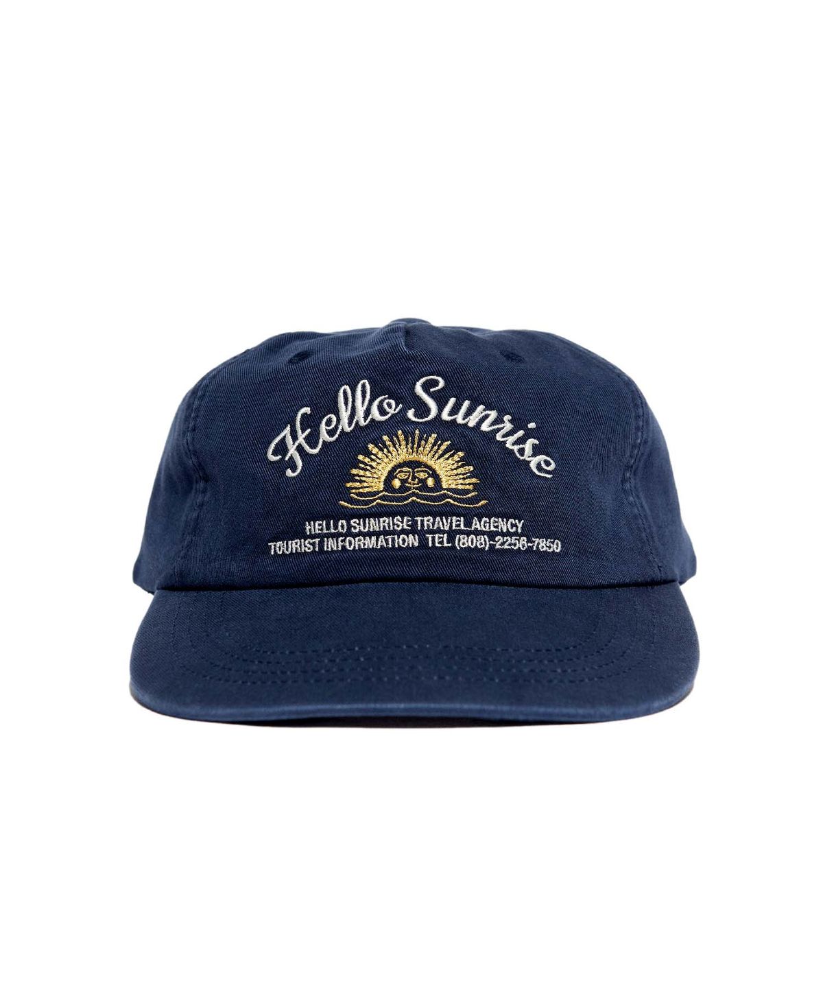 헬로 선라이즈(HELLO SUNRISE) HS Travel Agency Logo 5Panel Cap ( Navy)