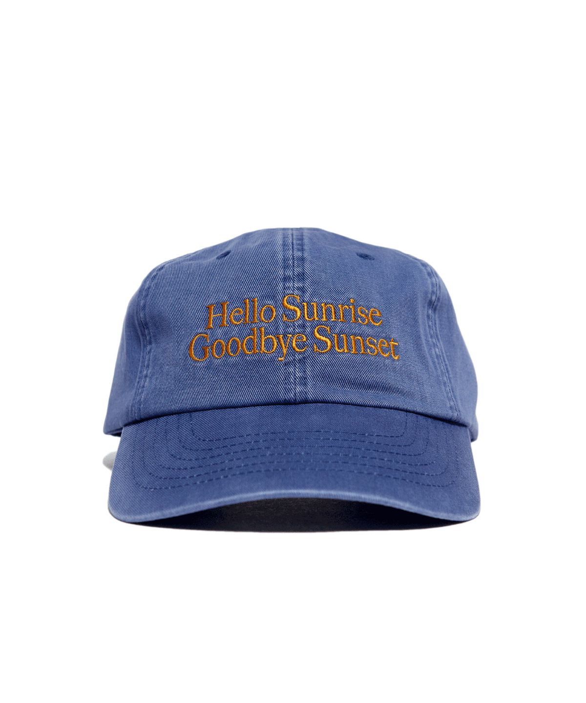 헬로 선라이즈(HELLO SUNRISE) HS Classic Typo Logo Ball Cap (Ocean Blue)