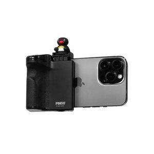 핑구 셔터그립 셀카봉 거치대