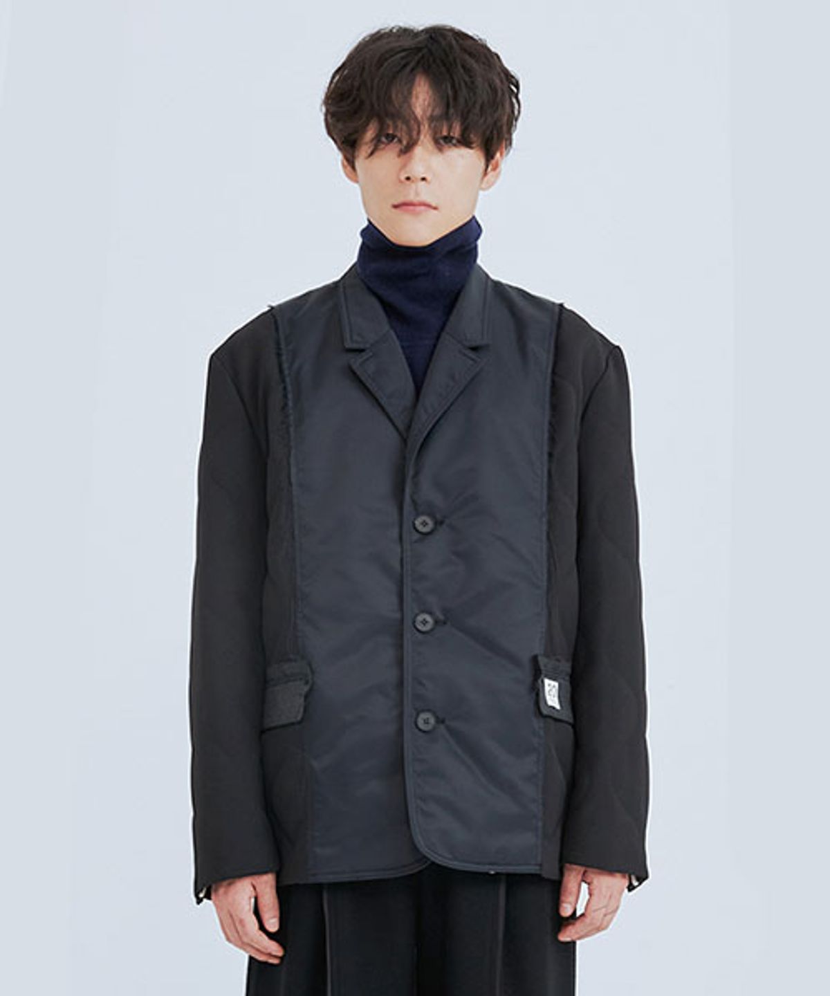래코드(RECODE) Insideout Overfit Jacket_RKJAW23614BKX