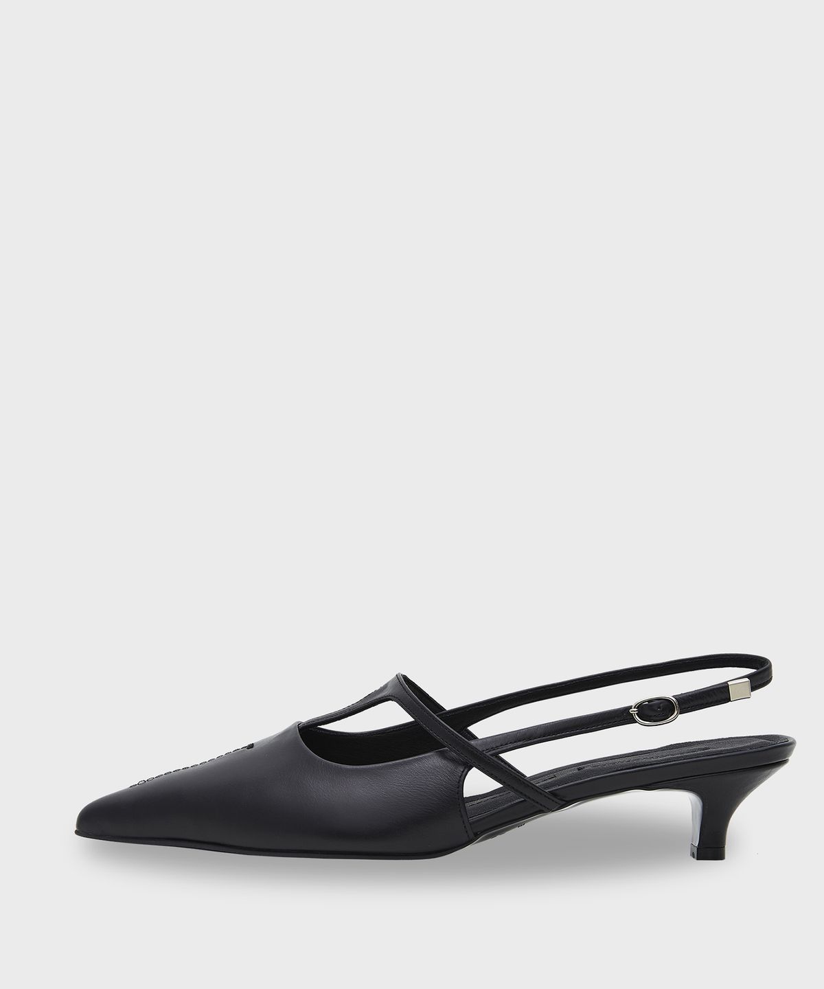 네거티브쓰리(NEGATIVETHREE) T Slingback BLACK