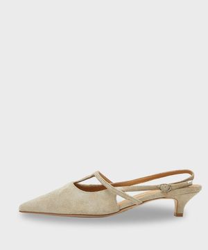 T Slingback BEIGE
