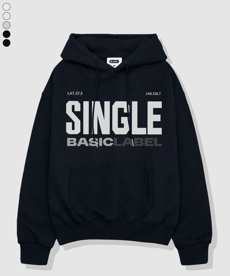 Single Label Oversized Hoodie 5 Color [BLBI_1003]