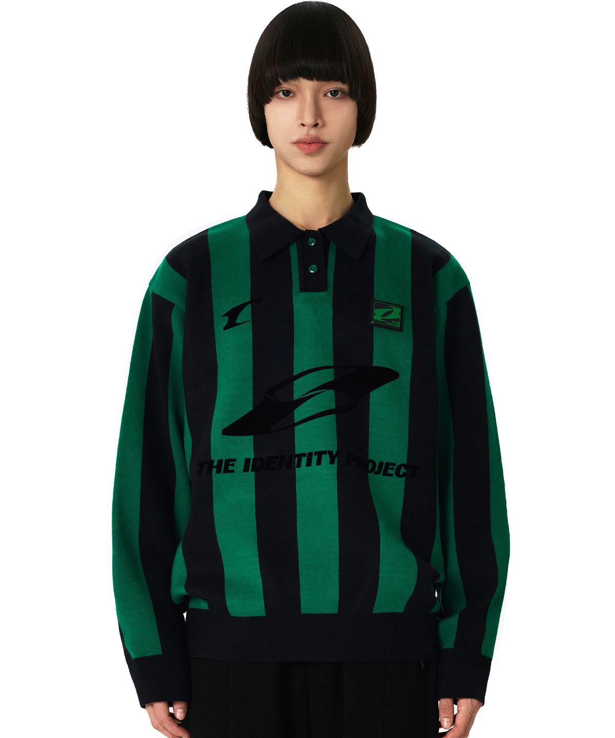 더 아이덴티티 프로젝트(THE IDENTITY PROJECT) GAGARIN sports collar kint [black-teel green]