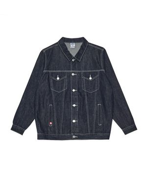 스티치 데님 자켓 (블루)