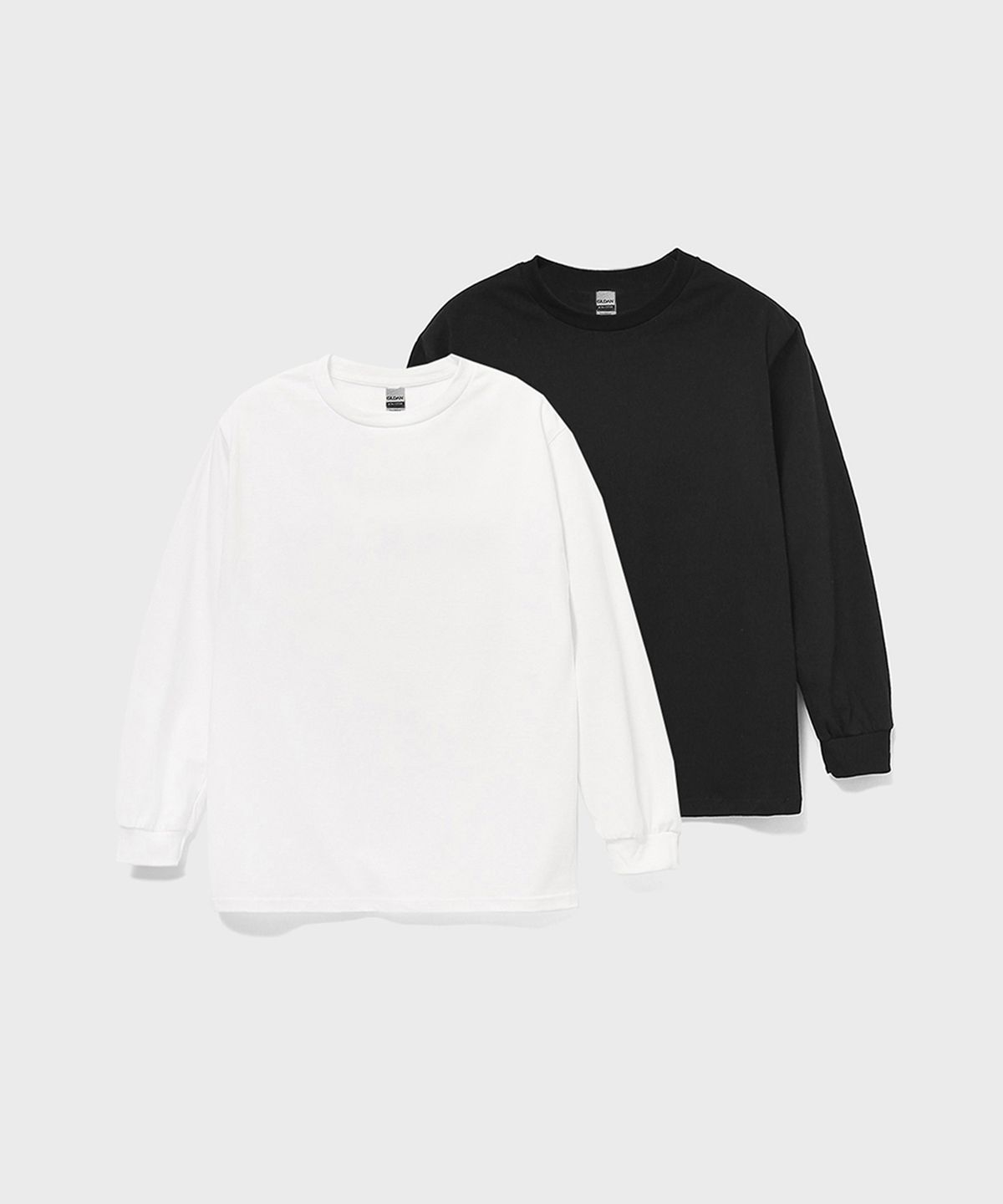 길단(GILDAN) 2PACK [200g] USA FIT 울트라코튼 긴팔 티셔츠