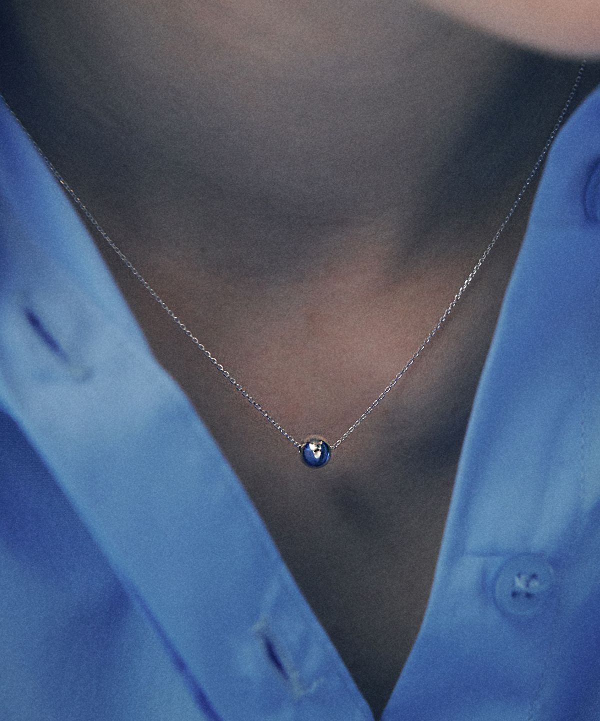 베흐트(VERTE) [925 silver] Un.silver.173 / simple ball necklace