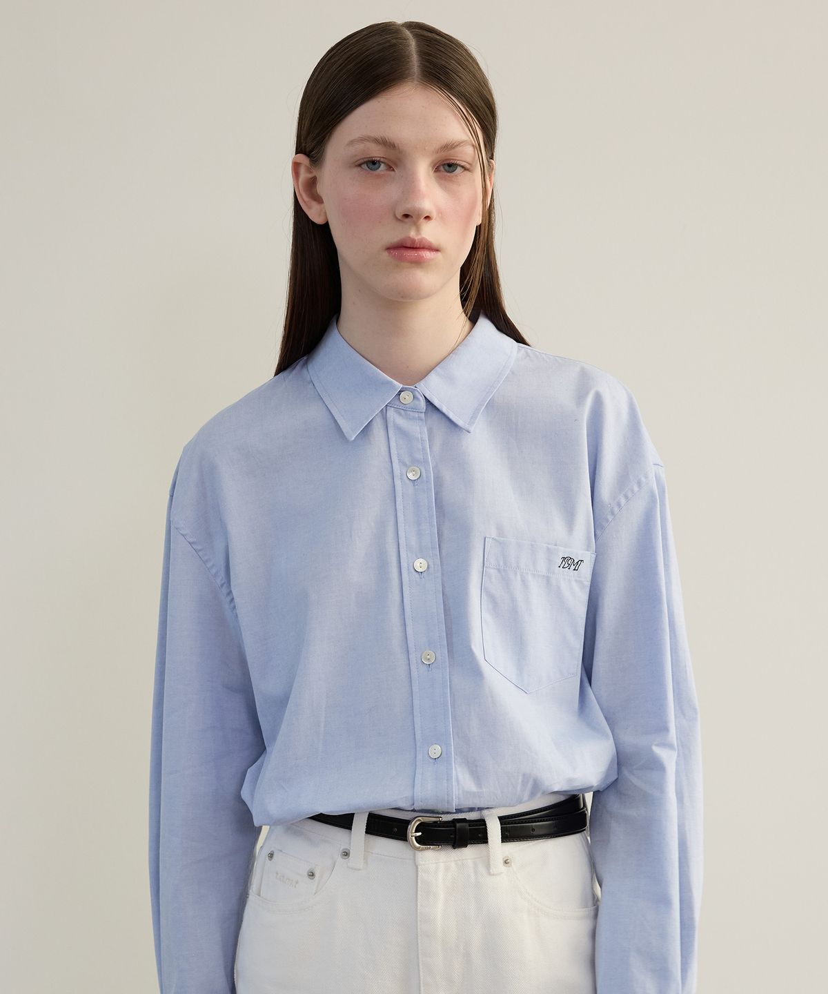튜드먼트(TTUDEMENT) CLASSIC OXFORD SHIRT BLUE