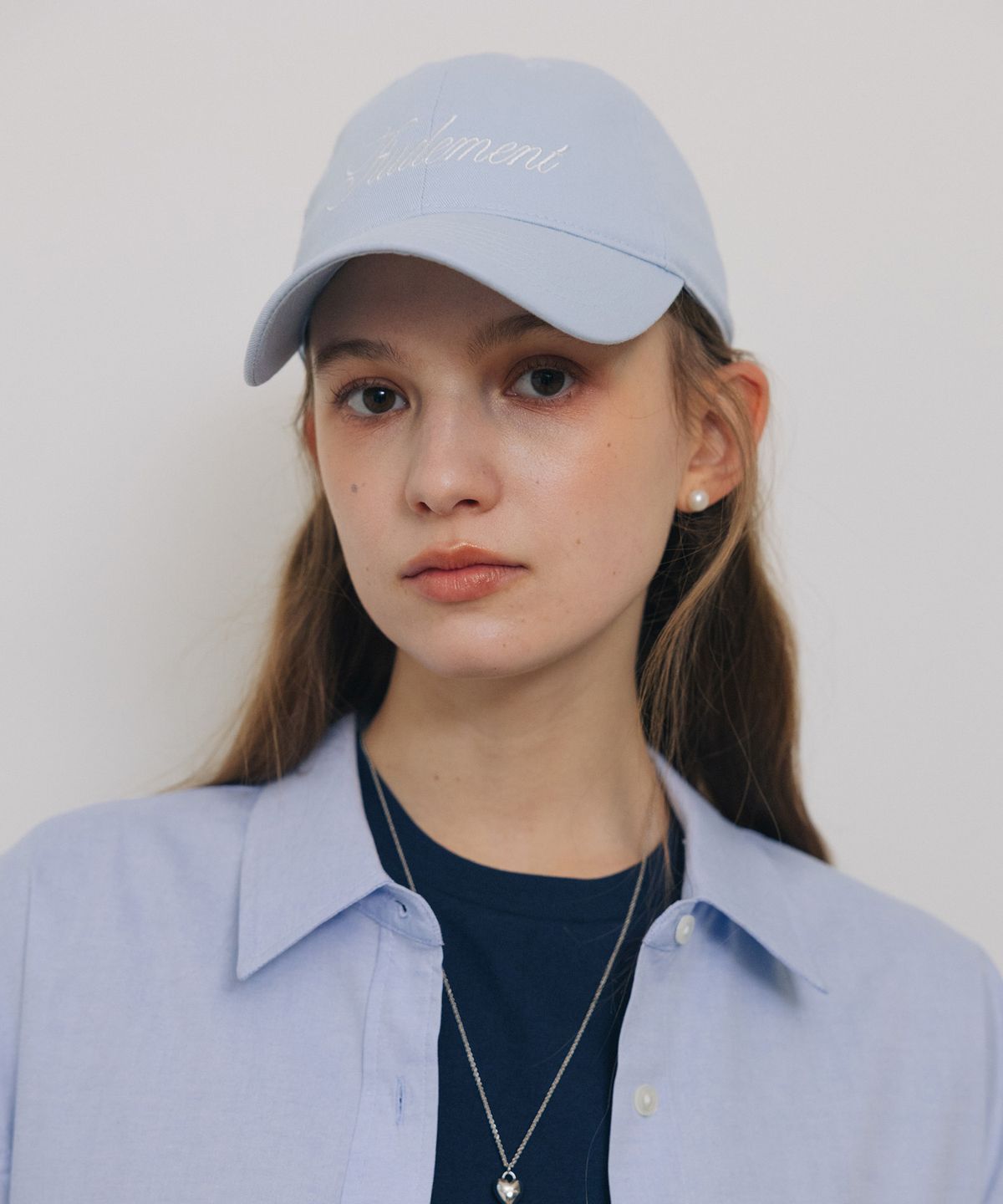 튜드먼트(TTUDEMENT) CLASSIC LOGO BALLCAP BLUE