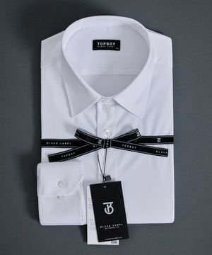 블랙라벨 레귤러핏 클래식 드레스 셔츠 화이트