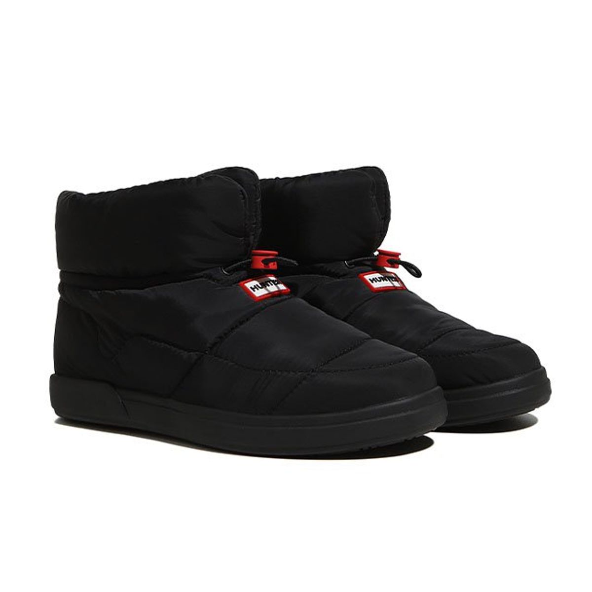 헌터(HUNTER) [WOMEN] 인앤아웃 패딩 부티 - 블랙 WFF3001WWUBLK